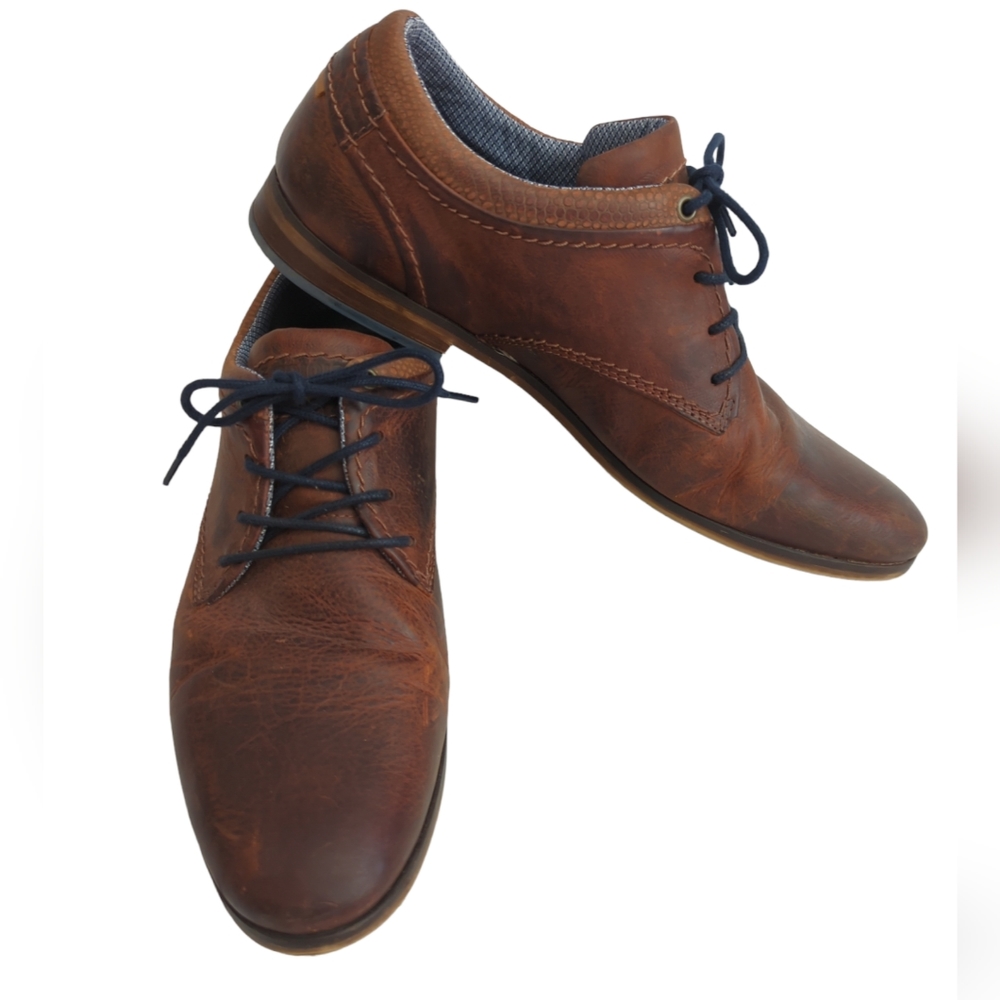 Bull Boxer Shoes, Limited Edition Original distressed brown, Oxford, men's 42